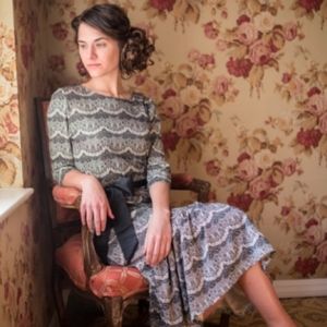Dainty Jewells  Lace-Pattern Maxi Dress